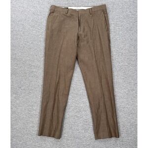 J. Crew Pants Mens 34x30 Brown Slim Ludlow Baird Mcnutt Irish Linen Blend City
